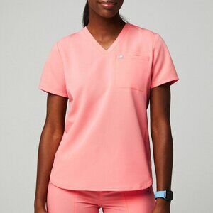 Fabletics Women's Coral Vital 1-Pocket Scrub Top